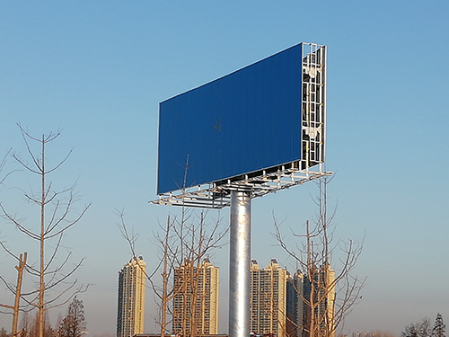 淄博周边单立柱广告牌制作公司--免费选址