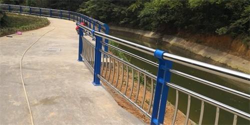南京不锈钢复合管河道灯光护栏安装简单