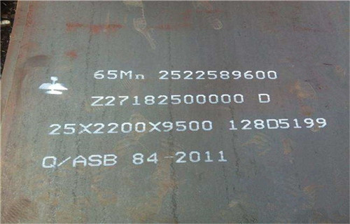宁夏选购唐钢65Mn热轧钢板销售中群特种钢