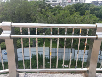 靖江桥梁栏杆钢护栏||灯光桥梁护栏立柱